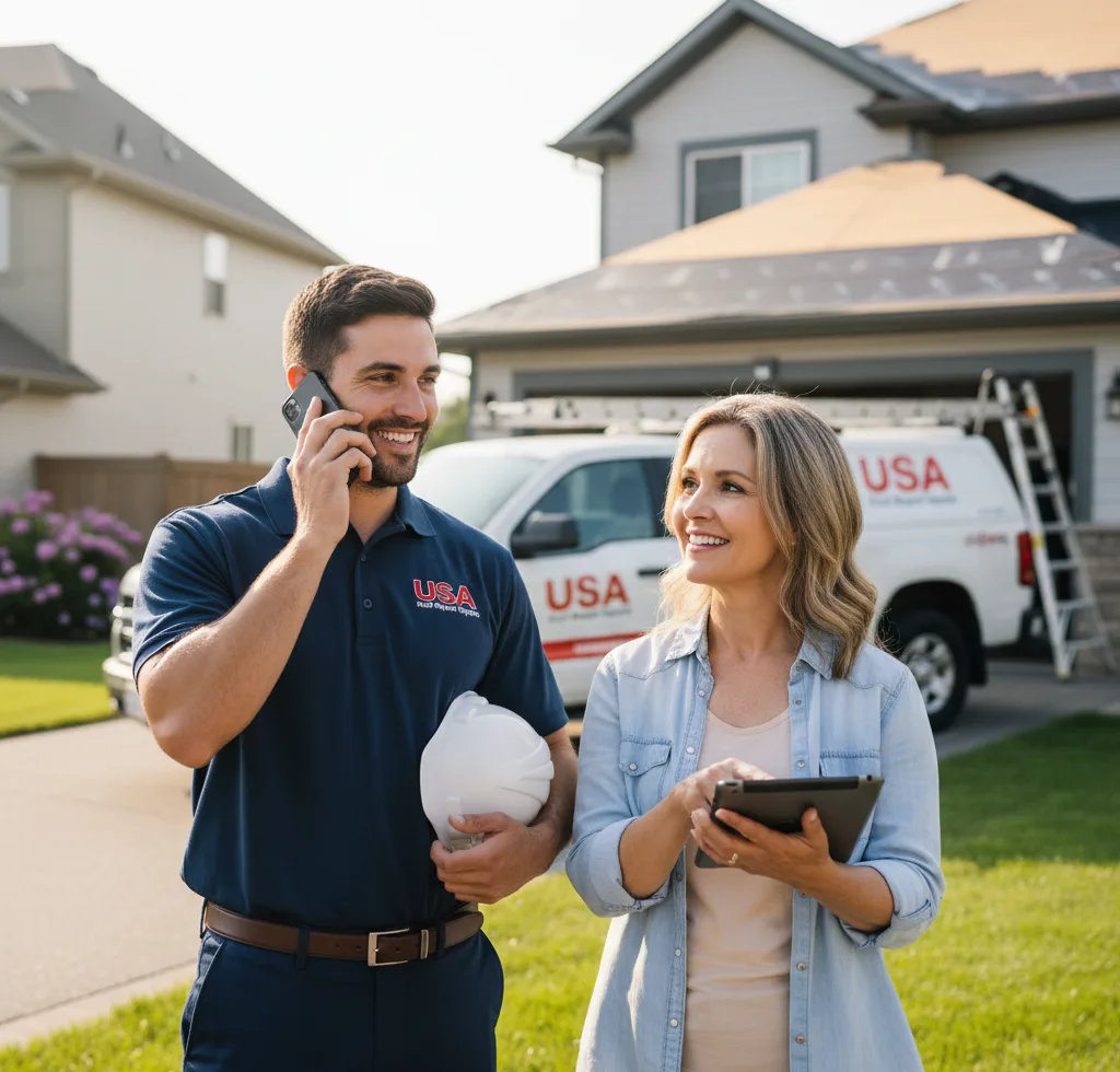 USA Roof Repair Experts customer support in Baytown